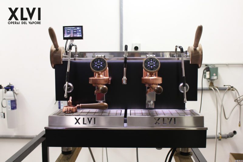 XLVI Steamhammer Black cattiva with wood and copper XLVI Steamhammer Black cattiva with wood and copper