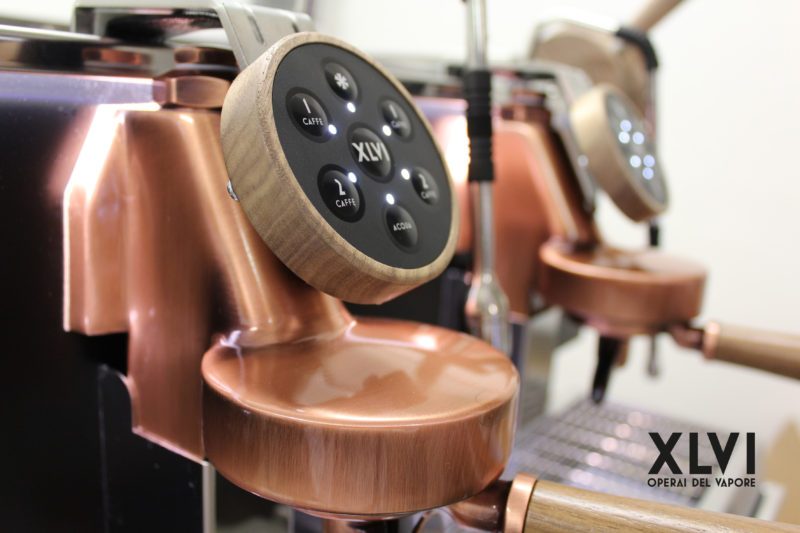 XLVI Steamhammer Black cattiva with wood and copper