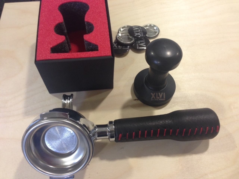 New XLVI tampers and portafilters
