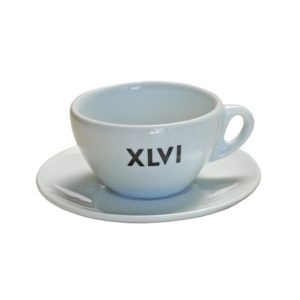 White Cappuccino cup  XLVI