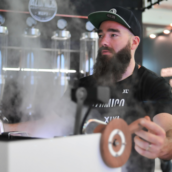steam punk coffee maker Sigep 2019